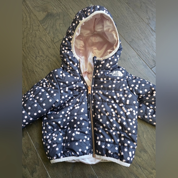Baby North Face Jacket Reversible - Picture 1 of 3